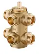OVENTROP-Sechswegekugelhahn-Optibal-W6-PN-16-DN-20-Aussengewinde-mit-Innenkonus-Kvs-3-2-1132006 gallery number 1
